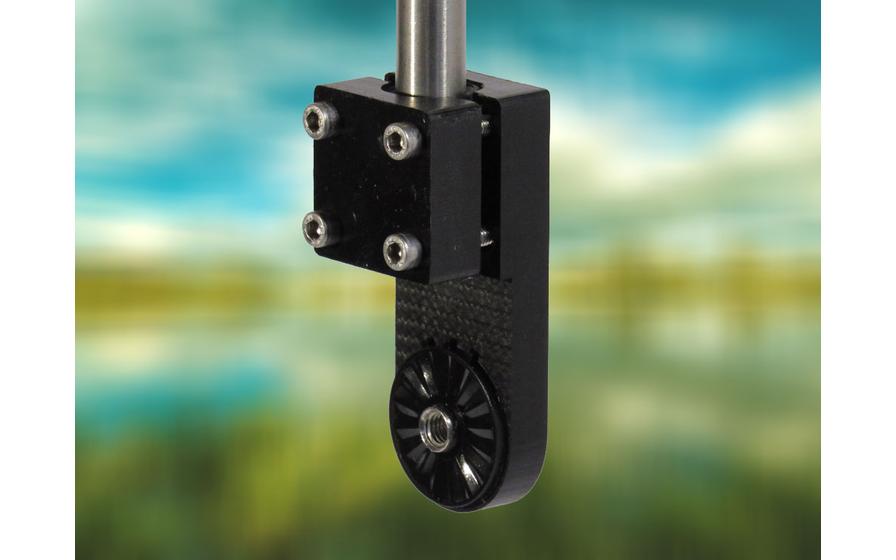 Zero degree transducer mount for Ø15-20mm pole