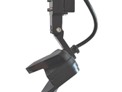 Two transducers setup on one pole for fishing