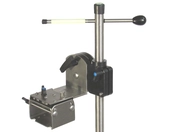 Manual live sonar pole with tilt compensator