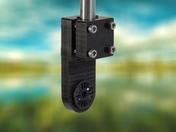 Durable blank plastic transducer mount