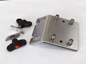 Stainless steel Gunnel Rail platform on a boat